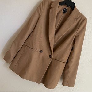 GAP blazer camel 10 tall double-breasted